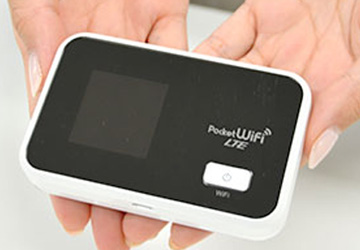 Wi-Fiルーターレンタルサービスをご利用いただけます